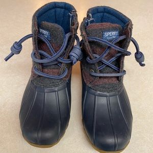 Girls Sperry Saltwater Duck Boots